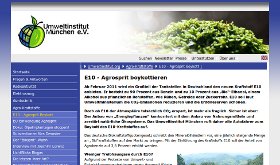 Homepage Umweltinstitut München