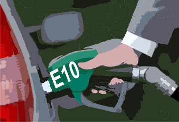 Grafik Tanken von E10 Kraftstoff