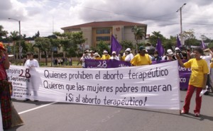 Protestdemonstration von Frauen