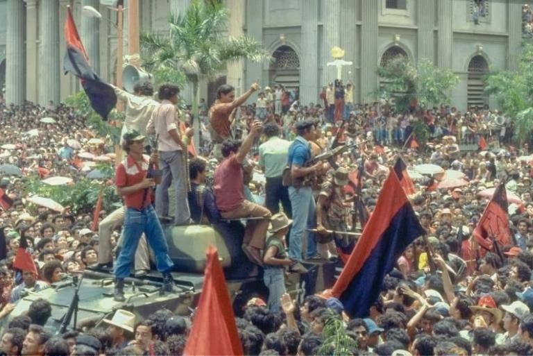 Platz der Revolution in Managua 1979