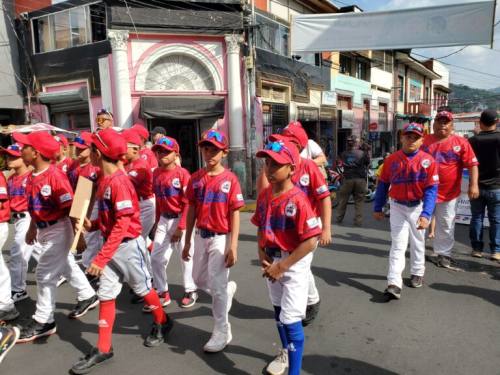 Vor dem Baseball-Spiel