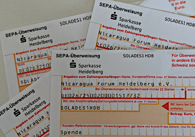 Überweisungsvordrucke