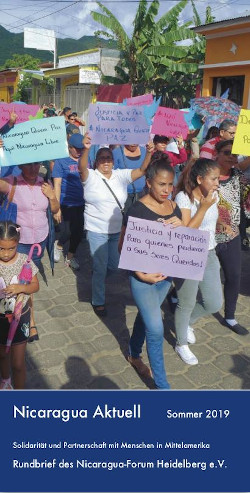 Titelseite Nicaragua Aktuell Sommer 2019