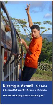 Titelseite Nicaragua Aktuell Juli 2014